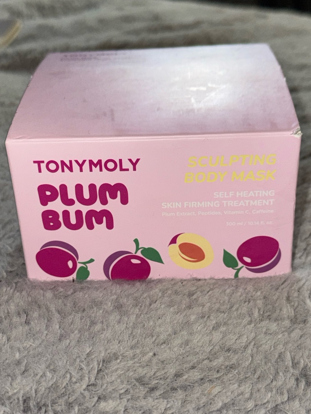 TONYMOLY Plum Bum Self-Heating Sculpting Body Mask